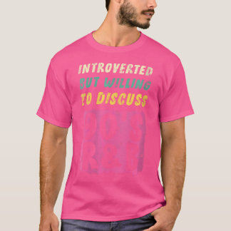 Vrouwen introvert maar bereid om 90s RB te besprek T-shirt