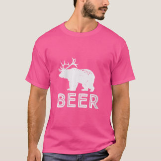 Vrouwen jagen op baardbier t-shirt