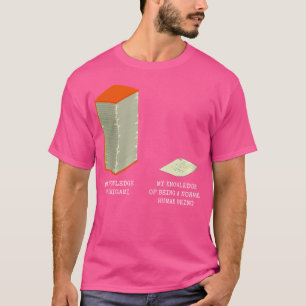Vrouwen Japans Papier Vouwen Kennis Meme Artis T-shirt