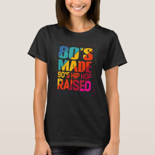 Vrouwen jaren 80 vintage retro jaren 90 kostuums v t-shirt