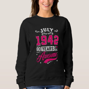 Vrouwen juli 1942 80 Maandag Apparel 80 Jaar Trui