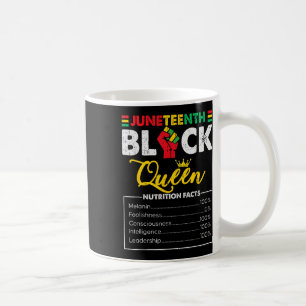 Vrouwen Juneteenth Black African Queen Nutritional Koffiemok