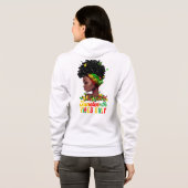 Vrouwen Juneteenth Vibes Hoodie (Achterkant volledig)