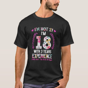 Vrouwen Junilistan 2001 21 Birthday 21 Years Old I T-shirt