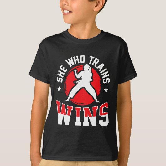 Vrouwen Karate T-shirt (Voorkant)