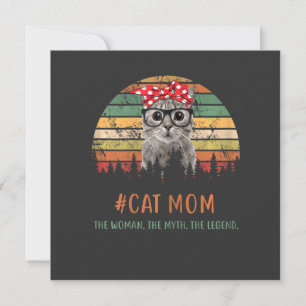Vrouwen Kat Moeder De Vrouw De Mythe De Legende Kaart