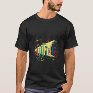Vrouwen Katten Retro Mid Century Modern Look T-shirt