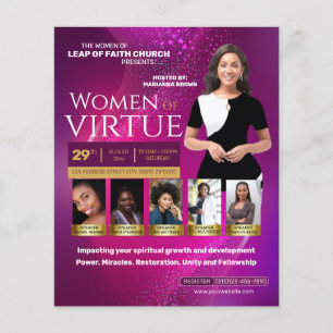 Vrouwen Kerk Conferentie Flyer