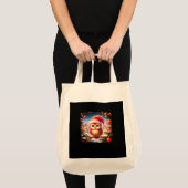 Vrouwen Kerst Grocery Canvas tas (Voorkant (product))