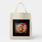 Vrouwen Kerst Grocery Canvas tas (Achterkant)