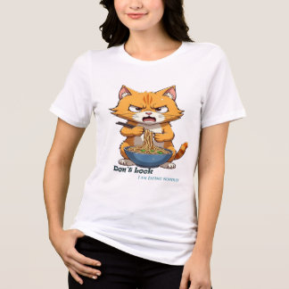 Vrouwen kijken niet naar noedels Tri-Blend shirt