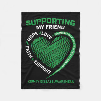 Vrouwen Kinder Vriend Nierziekte Awareness Gifts Fleece Deken