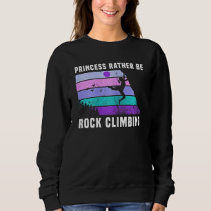 Vrouwen klimmen als meisjes Retro Sunset Princess Trui