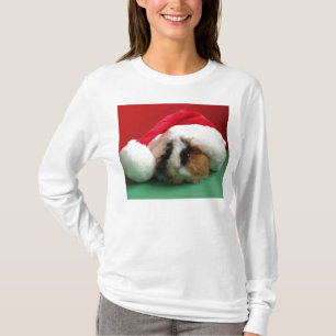 Vrouwen Koele Kerst Guinee Pig T-shirt