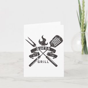 Vrouwen Koningin van de Grill - Grillen Master Quo Kaart