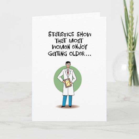 Vrouwen krijgen een oudere dag kaart (Voorkant)