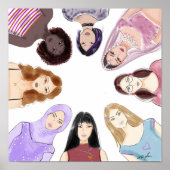 vrouwen, kunst, poster (Voorkant)