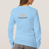 Vrouwen lange mouw poculumoloog shirt (Achterkant)