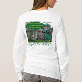Vrouwen lange mouw t-shirt. Fijne St. Patrick's Da T-shirt