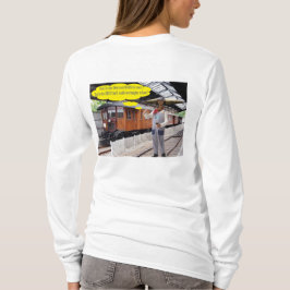 Vrouwen lange mouw t-shirt. Gelukkige Vaderdag. ko T-shirt