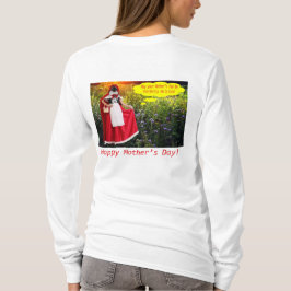 Vrouwen lange mouw t-shirt. Happy Moederdag. ragd T-shirt