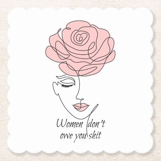 Vrouwen laten je Onderzetters niet in de steek (Voorkant)