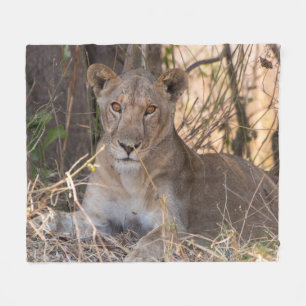 Vrouwen leeuwendeken fleece deken