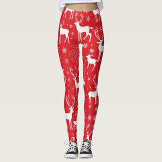Vrouwen leggings met Red Deer Design