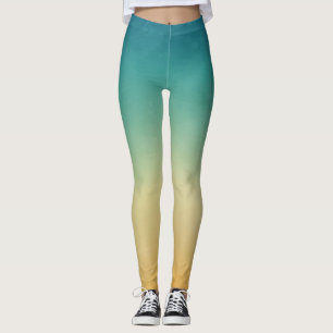 Vrouwen Leggings Strand Sunset Palm Tree String Li