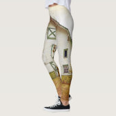 Vrouwen Leggings Sunset Barn Country Rustic Field (Links)