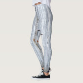 Vrouwen Leggings Wit Wassen Hout Schuur Deur Land (Links)