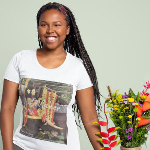 Vrouwen Lei Flower Graphic Tshirt