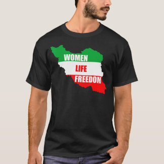 Vrouwen Leven Vrijheid Vrij Iran Wij Staan Met De T-shirt