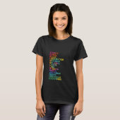 Vrouwen LGBTQ Regenboog Wetenschap Is Echte BLM Li T-shirt (Voorkant volledig)