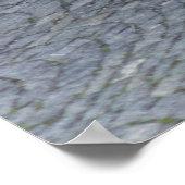 Vrouwen lopen langs het oude restaurant poster (Hoek)