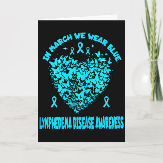 Vrouwen Lymfoedeem Ziekte Maand In Mei dragen we B Kaart