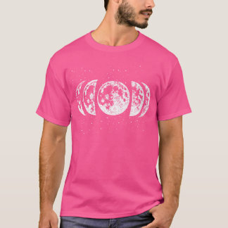Vrouwen Maan Fasen Astronomie T-shirt
