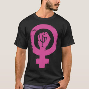 Vrouwen Macht Symbool Internationale Vrouwendag Fe T-shirt