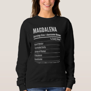Vrouwen Magdalena Nutritional Facts Serving Maat C Trui