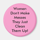 Vrouwen maken geen messes magneet (Voorkant)