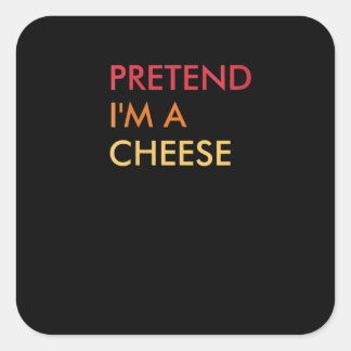 Vrouwen maken mij een kaasmakerij vierkante sticker