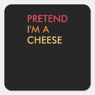 Vrouwen maken mij een kaasmakerij vierkante sticker
