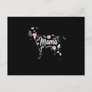 Vrouwen Mama Geit Bloemen Moeder Liefde Mor Oma Aankondigingskaart
