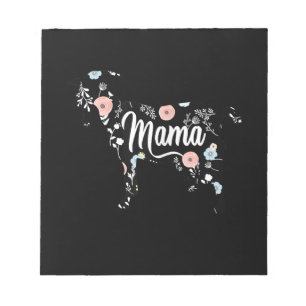 Vrouwen Mama Geit Bloemen Moeder Liefde Mor Oma Notitieblok