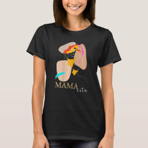 Vrouwen Mamacita Afro Latina Caribbean Woman Winki T-shirt