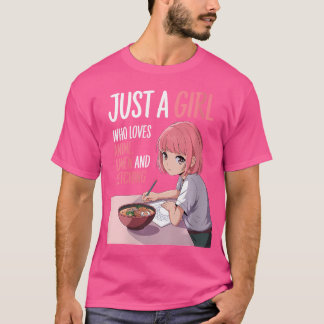 Vrouwen manga liefhebber gewoon een meisje dat hou t-shirt