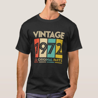 Vrouwen Mannen 50e Verjaardag - 1972 Vintage Alle  T-shirt