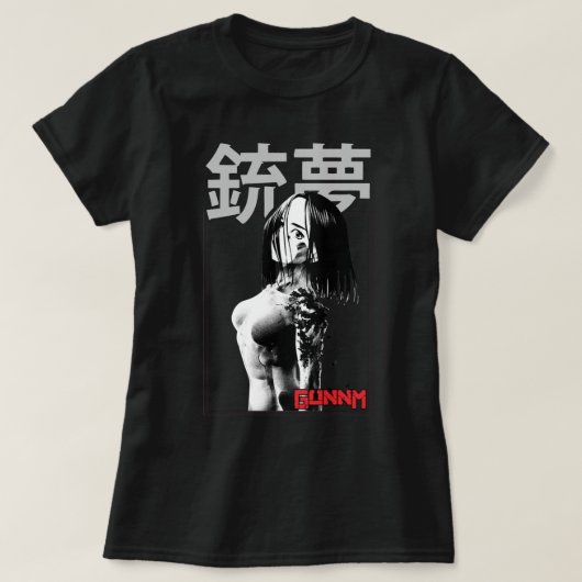 Vrouwen Mannen Alita Battle Angel Geweldige voor f T-shirt (Design voorkant)