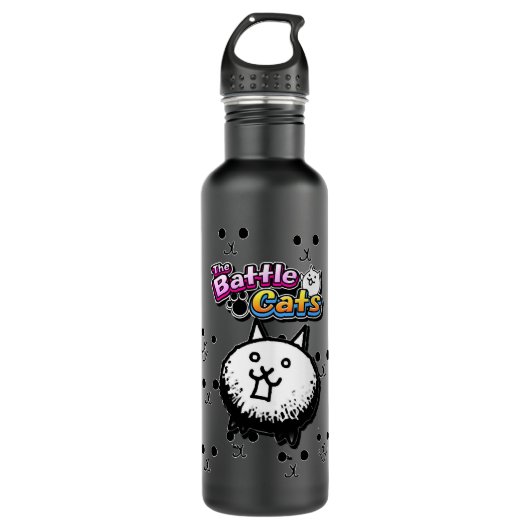 Vrouwen Mannen Battle Cats Retro  Waterfles (Voorkant)