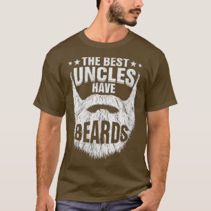 Vrouwen Mannen de beste Uncles hebben een beard Fa T-shirt